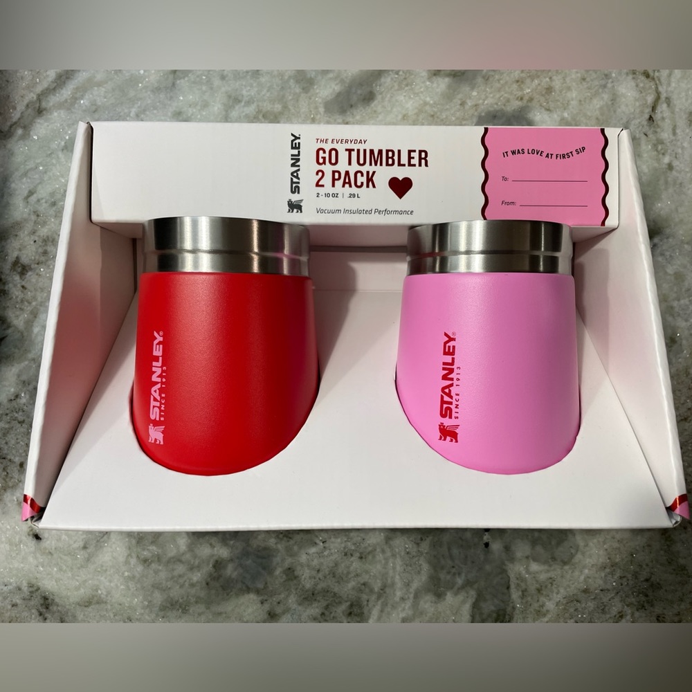Target limited edition valentines day stanley 2 pack tumblers